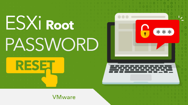 How to reset VMware ESXi root password